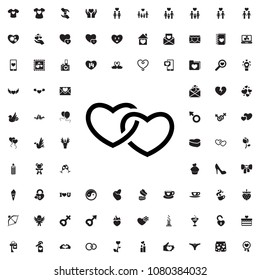 heart icon illustration isolated vector sign symbol