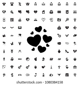 heart icon illustration isolated vector sign symbol