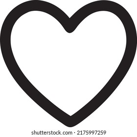 heart icon illustration vector art on white background..eps
