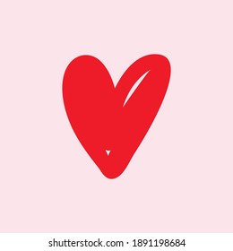heart icon isolated on colored background