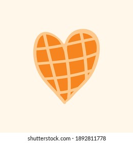 icono del corazón aislado en fondo de color