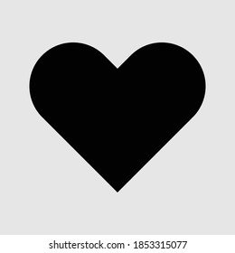 ilustración vectorial aislada del icono del corazón