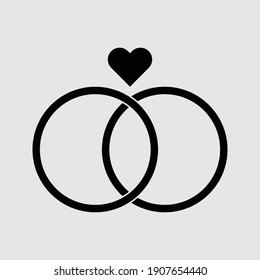 heart icon isolated vector illustration