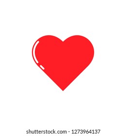 Heart icon isolated.Heart icon for web and mobile.Valentine's day.