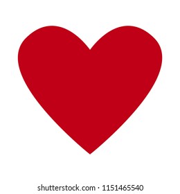 Heart icon isoleated on white background. Heart icon vector.