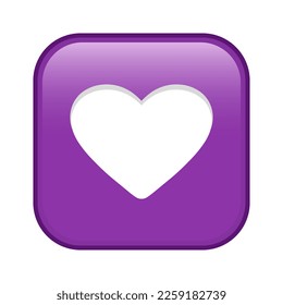 Heart icon Large size of emoji romance icon