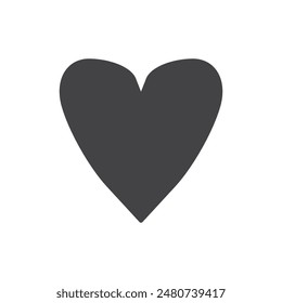 Heart icon, like icon, heart vector icon, like button, love symbol icon, love heart vector, like symbol, Valentines day, heart shape isolated, vector illustration, like vector