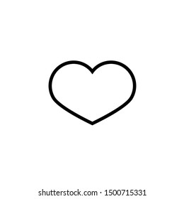 heart icon. heart line icon