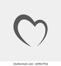 heart icon. heart line icon