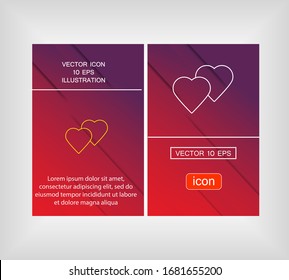 línea de icono cardíaco estilo lineal en el fondo. Icono de mejor ilustración de 10 pasos
