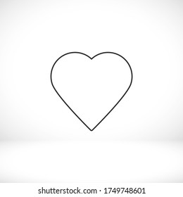 linker Stilrichtung auf dem Hintergrund. Bestes Icon 10 eps Illustration 