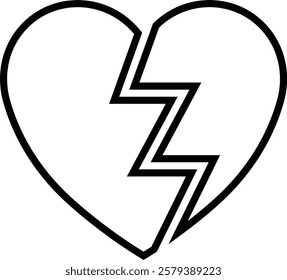Heart icon in line. vector signs for apps or web. Valentine's Day, medicine, Love, passion, Romantic concept design symbol health care heartbeat cardiogram isolated on transparent background