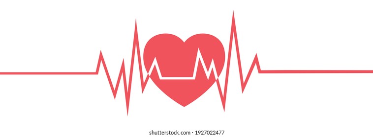Icono cardíaco en el diseño lineal de vector aislado. Concepto de tasa de corazón. Atención médica.