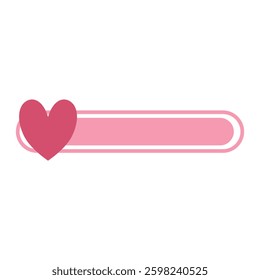 Heart Icon Loading Bar cartoon