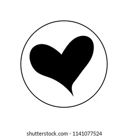 Heart icon, logo