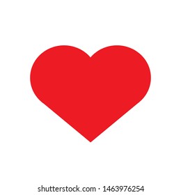 Heart icon. Logo element illustration. Love symbol design. Colored collection. Heart concept. Love icon. Red. Internet. love icon design. Can be used in mobile and web.
