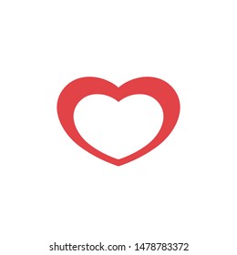 heart icon Logo element illustration