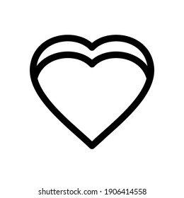 heart icon or logo isolated sign symbol vector illustration - high quality black style vector icons
