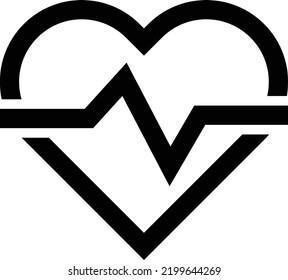 Heart icon, logo or symbol