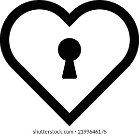 Heart icon, logo or symbol