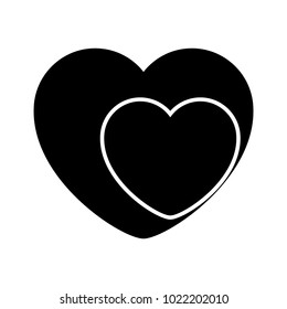 Heart Icon. Love heart. 
