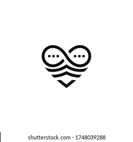 heart icon, love icon, connect logo, heart logo, love logo