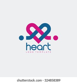 Heart Icon, Love Icon, Connect Logo, Heart Logo, Love Logo