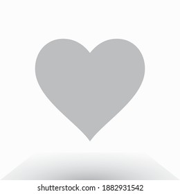 Heart icon. Love icon design. Vector illustration.