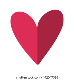heart  icon. love design. Vector graphic