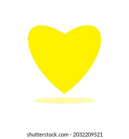 heart icon, love icon on a white background. Flat design style. EPS 10 vector.