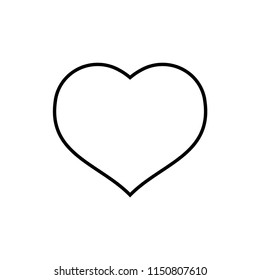 Heart Outline Images, Stock Photos & Vectors | Shutterstock