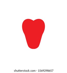 Heart icon. Love symbol. Valentine holiday sign. Logo design element