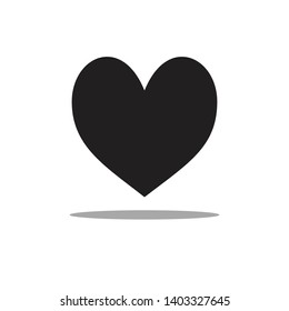 heart icon, love symbol vector illustration