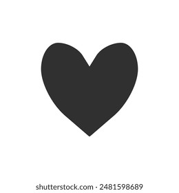 Heart icon, love symbol, love heart vector, like vector, heart shape isolated, like symbol, like icon, Valentine heart icon, vector illustration, Valentines day