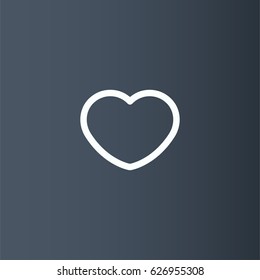 Heart icon. Love vector
