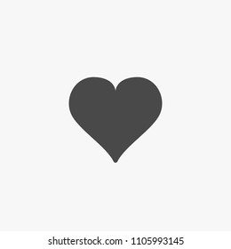 Heart icon love vector eps10 for love valentine family