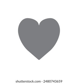 Heart icon, love heart vector, Valentine's day icon, like symbol, like button, heart shape isolated, vector illustration, like icon vector, Valentine heart icon