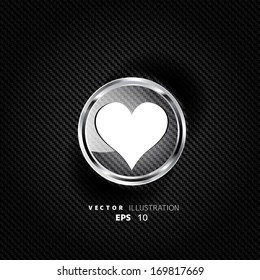 Heart icon, medical background. Love