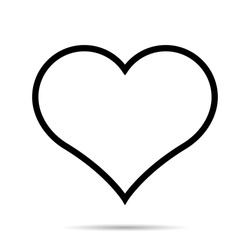 Heart Icon. One Of A Set Of Linear Web Icons
