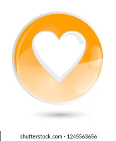 Heart icon. One of set web icons

