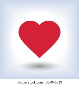 Heart icon. One of set web icons