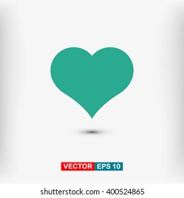Heart icon. One of set web icons