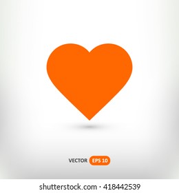 Heart icon. One of set web icons