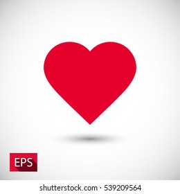 Heart icon. One of set web icons