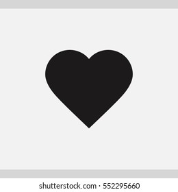 Heart icon. One of set web icons
