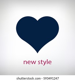 Heart icon. One of set web icons