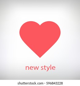 Heart icon. One of set web icons