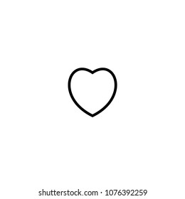 Heart icon outline
