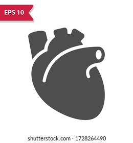 Heart Icon. Professional, pixel perfect icon, EPS 10 format.