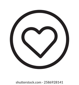 Heart icon representing emotional depth, loving relationships, and commitment. Suitable for messages of care and gratitude.